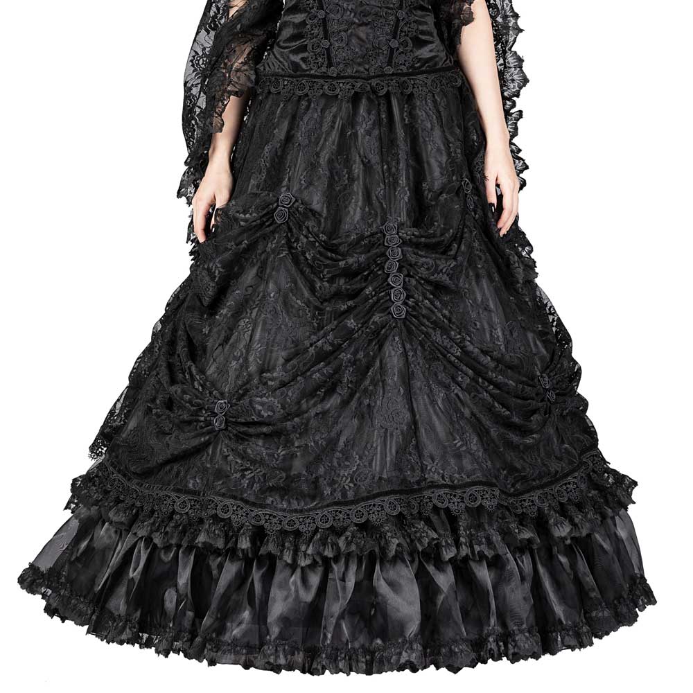 Sinister - 1043 Lange rok - Zwart